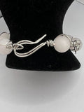 Be Like Mom & Dad, Child’s Spiral Rose Quartz Bangle Kel's Lampworked Glass Jewellery & More