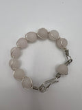 Be Like Mom & Dad, Child’s Spiral Rose Quartz Bangle Kel's Lampworked Glass Jewellery & More