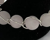 Be Like Mom & Dad, Child’s Spiral Rose Quartz Bangle Kel's Lampworked Glass Jewellery & More