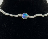 Sparkle And Shine Spiral Macrame Necklace Kel's Lampworked Glass Jewellery & More