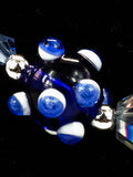 Double Strand Lampwork & Flower Necklace Kel's Lampworked Glass Jewellery & More