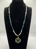 Snowy Mountain Necklace & Pendant Kel's Lampworked Glass Jewellery & More