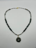 Snowy Mountain Necklace & Pendant Kel's Lampworked Glass Jewellery & More