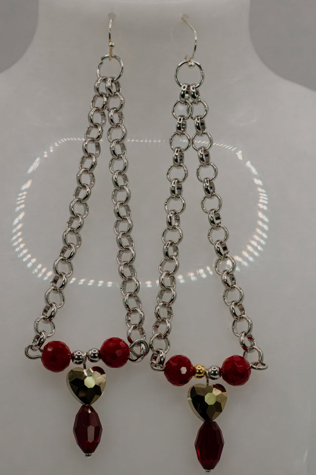 The Circus Trapeze Act Earrings Kel's Lampworked Glass Jewellery & More