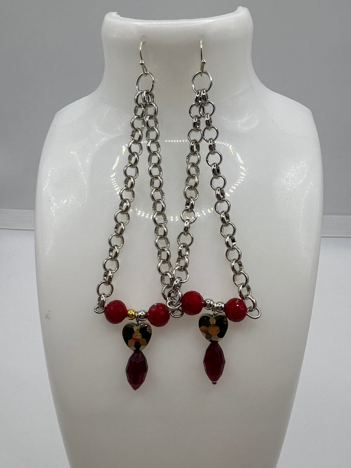 The Circus Trapeze Act Earrings Kel's Lampworked Glass Jewellery & More