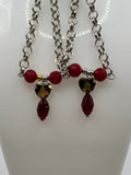 The Circus Trapeze Act Earrings Kel's Lampworked Glass Jewellery & More