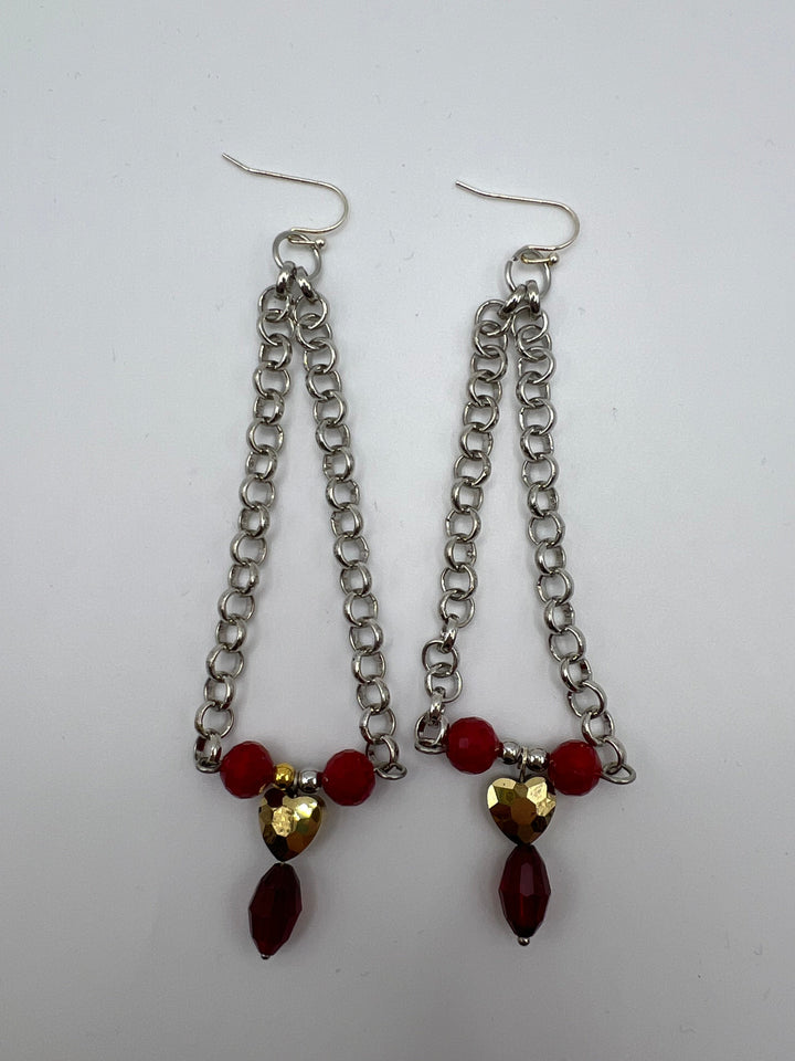 The Circus Trapeze Act Earrings Kel's Lampworked Glass Jewellery & More