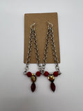 The Circus Trapeze Act Earrings Kel's Lampworked Glass Jewellery & More