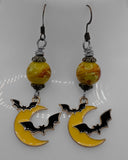 Lampwork Halloween Earrings Kel's Lampworked Glass Jewellery & More