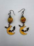 Lampwork Halloween Earrings Kel's Lampworked Glass Jewellery & More