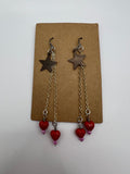 Love Is In The Stars Earrings Kel's Lampworked Glass Jewellery & More