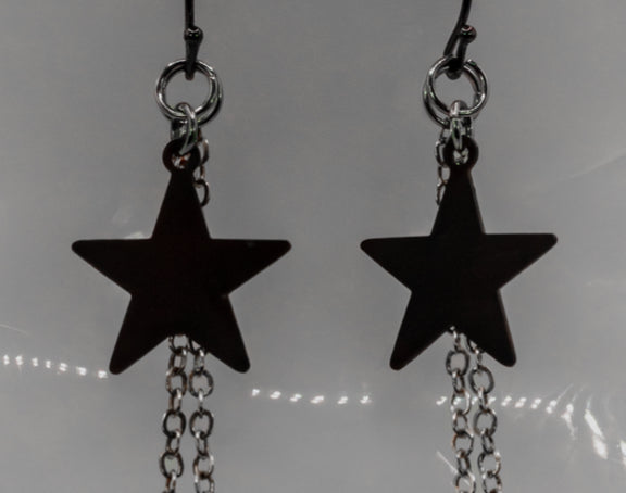 Love Is In The Stars Earrings Kel's Lampworked Glass Jewellery & More