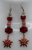 Star Burst & Sparkle Earrings Kel's Lampworked Glass Jewellery & More