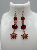 Star Burst & Sparkle Earrings Kel's Lampworked Glass Jewellery & More