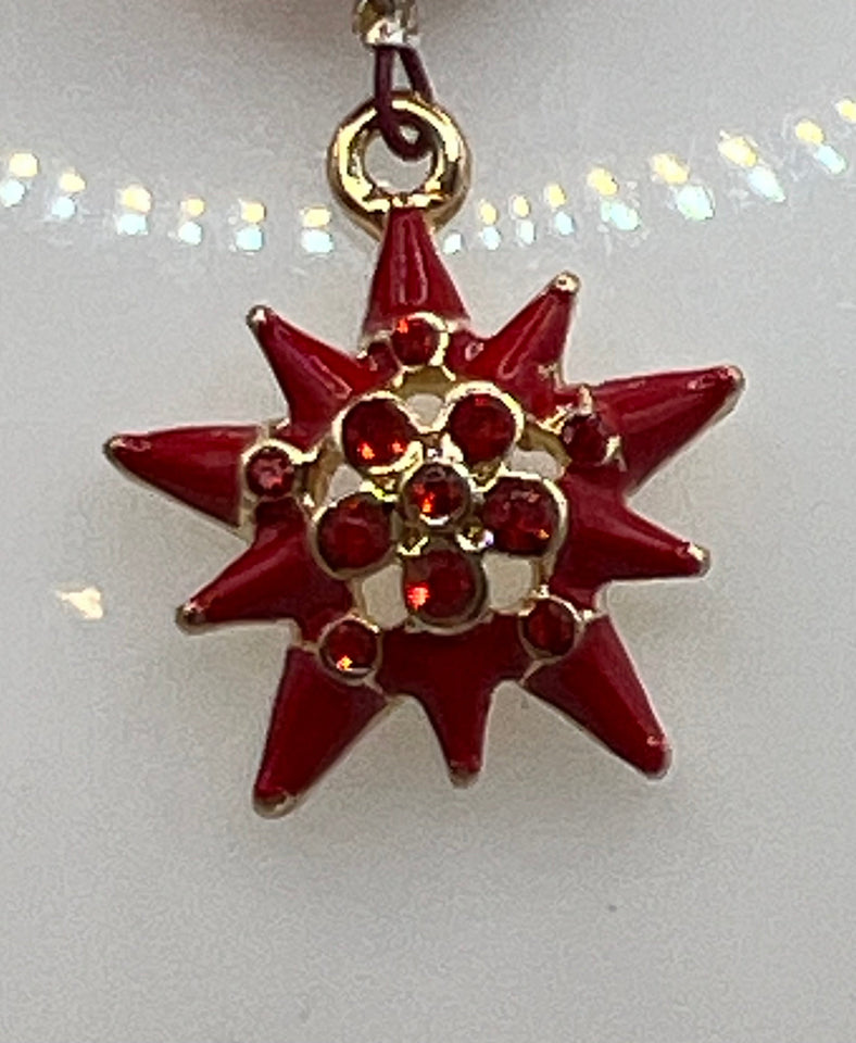 Star Burst & Sparkle Earrings Kel's Lampworked Glass Jewellery & More