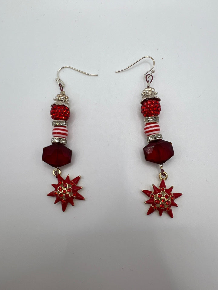 Star Burst & Sparkle Earrings Kel's Lampworked Glass Jewellery & More
