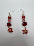Star Burst & Sparkle Earrings Kel's Lampworked Glass Jewellery & More