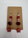 Star Burst & Sparkle Earrings Kel's Lampworked Glass Jewellery & More