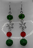 It’s Christmas Every Day Earrings Kel's Lampworked Glass Jewellery & More