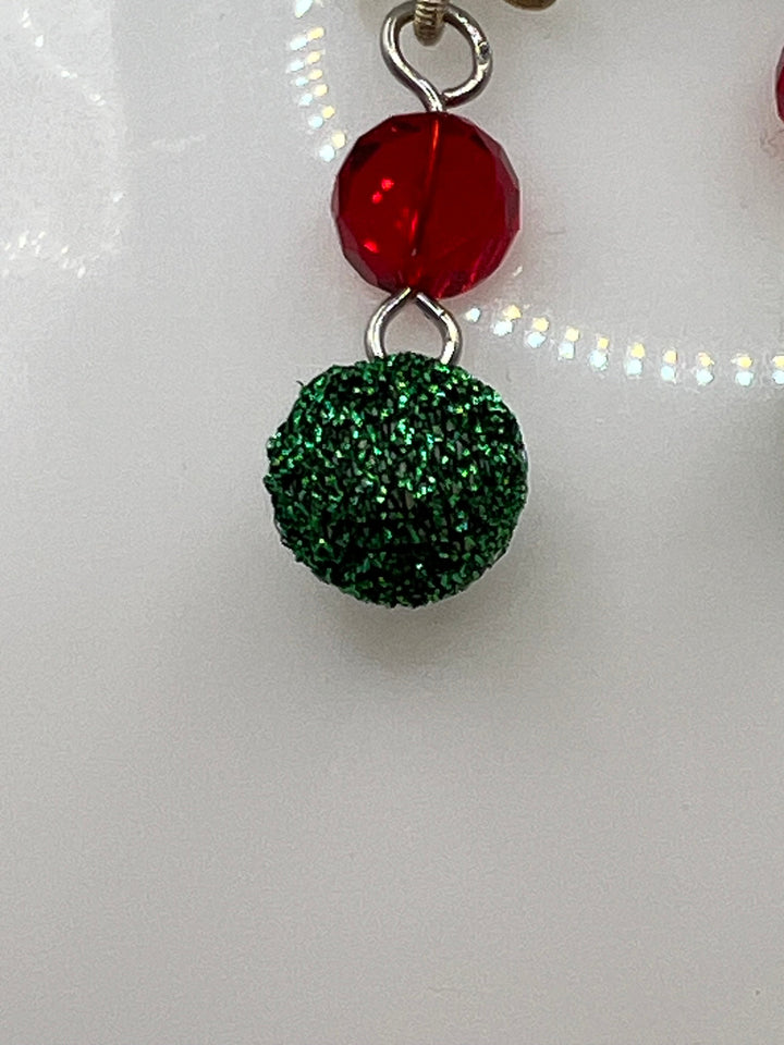 It’s Christmas Every Day Earrings Kel's Lampworked Glass Jewellery & More