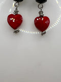 Happy Valentine’s Earrings Kel's Lampworked Glass Jewellery & More