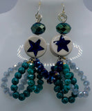 Stars & Hoops Earrings Kel's Lampworked Glass Jewellery & More