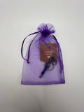 Letter “C” Beaded Wire Keychain(Ring)/Purse Charm/Bag Charm Kel's Lampworked Glass Jewellery & More