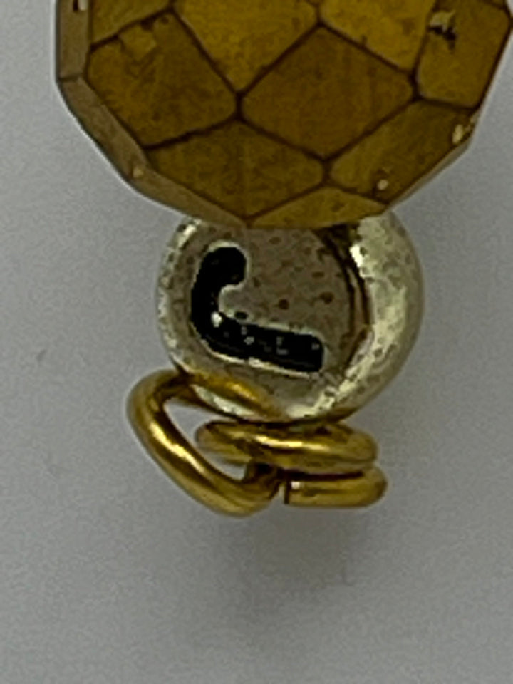 Letter  “J” Beaded Wire Keychain(Ring)/Purse Charm/Bag Charm Kel's Lampworked Glass Jewellery & More