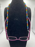 Children/Teenager/Small Adult Rainbow Eye Glasses Chain Kel's Lampworked Glass Jewellery & More