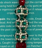 Chunky Beaded Elasticated Bookmark Kel's Lampworked Glass Jewellery & More