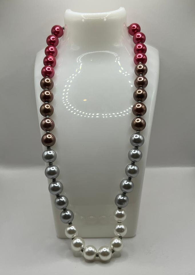 Multi Coloured Pearl Jewellery Set image 1