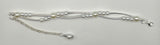 The Curved Faux Glass Pearls Bracelet image 1