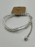 The Curved Faux Glass Pearls Bracelet image 3