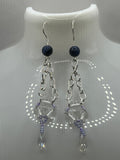 The Chain Triangle Point Earrings image 0