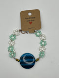 The Blue And White Flower Bracelet image 2