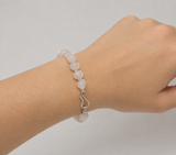 Be Like Mom & Dad, Child’s Spiral Rose Quartz Bangle Kel's Lampworked Glass Jewellery & More