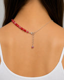 Asymmetrical Love Heart Necklace Kel’s Lampworked Glass Jewellery & More